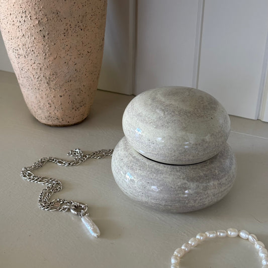 Double Dip Jar Small ~ Abalone