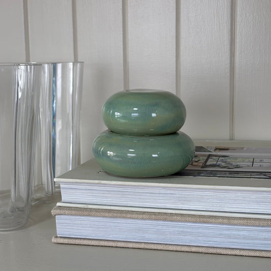 Double Dip Jar Small ~ Moss
