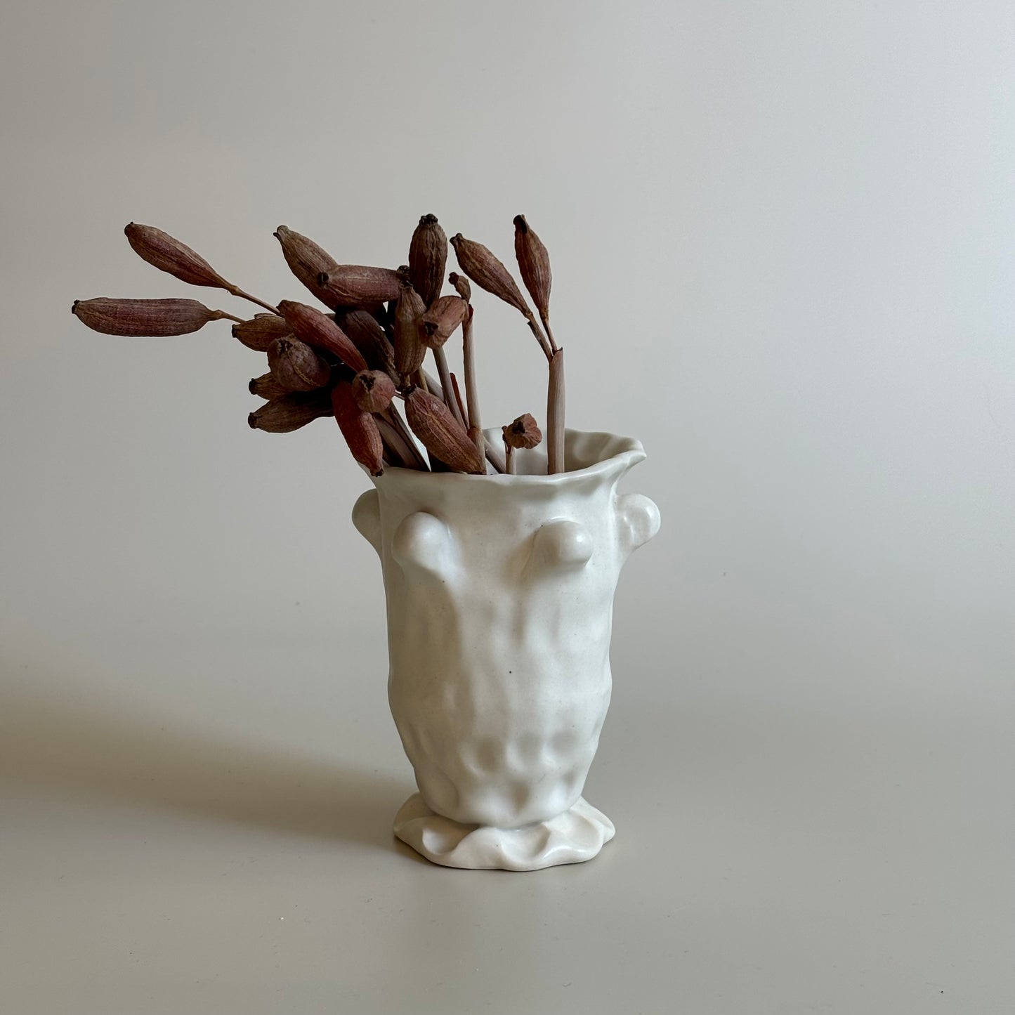 Pinched ~ Bud Vase